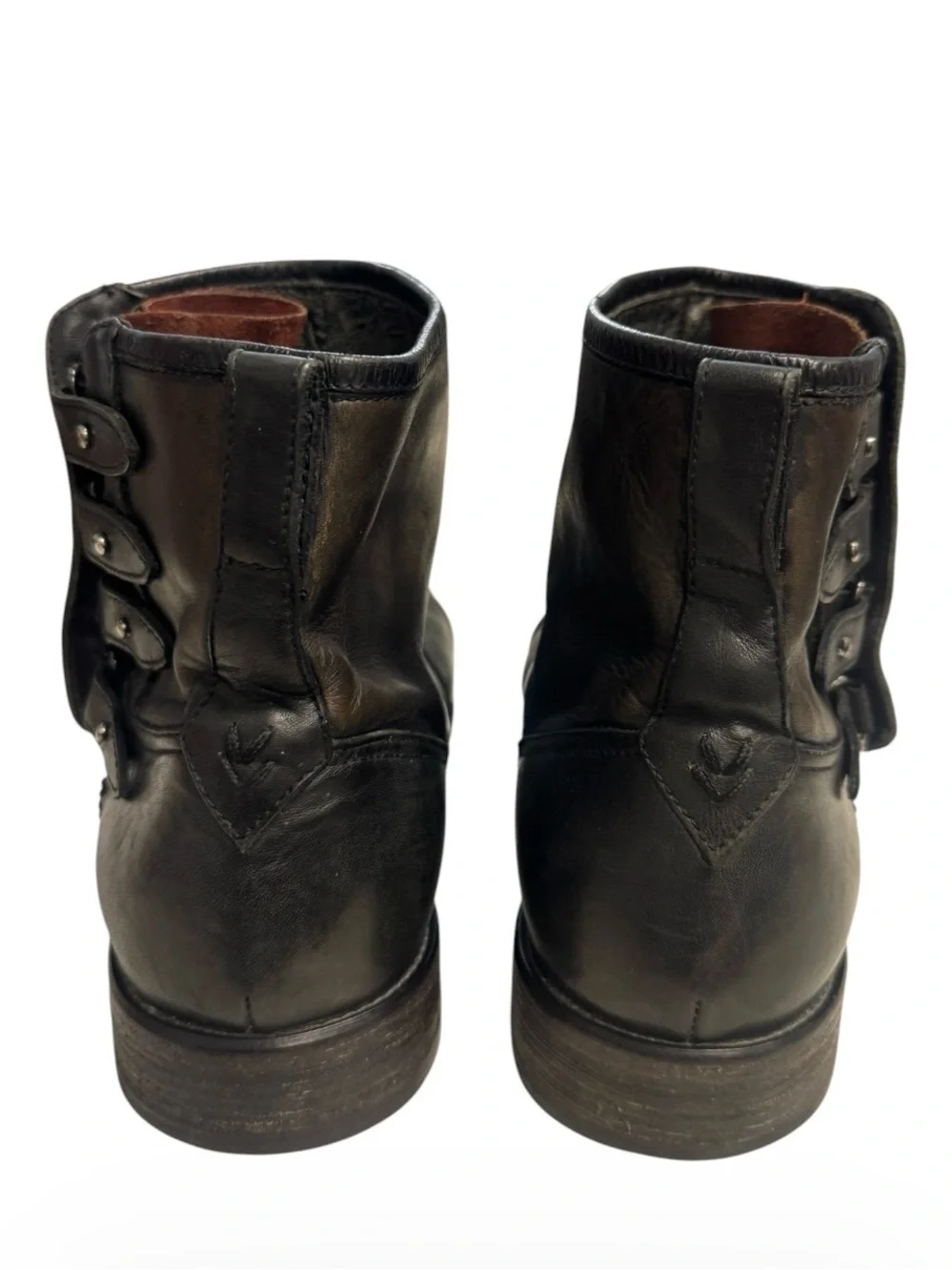 Grail John Varvatos Collection Fleetwood Multi-Prong Men’s Boots Size 12